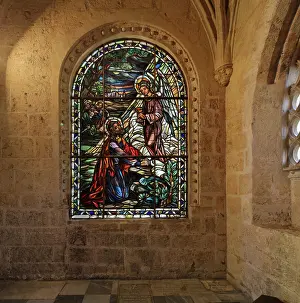 Gethsemane: Stained glass window, Catedral Nuestra Senora