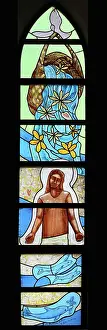 Marigny: Stained glass window, Cathedral of Our Lady of