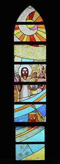 Vent: Stained glass window, Cathedral of Our Lady of