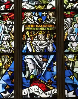 Dufour: Stained glass window, Chapelle Saint-Calais
