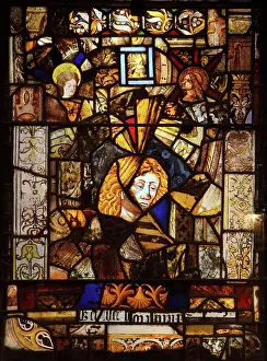 Reusing: Stained glass window, Fontfroide Abbey