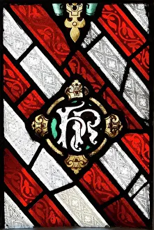 Historic Royal Palaces: Stained-glass window, Hampton Court Palace