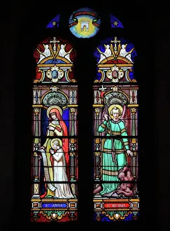 Verdon: Stained glass window, Royal Chapel, Cordouan Lighthouse
