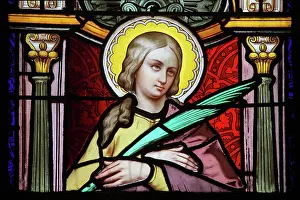Verdon: Stained glass window, Royal Chapel, Cordouan Lighthouse
