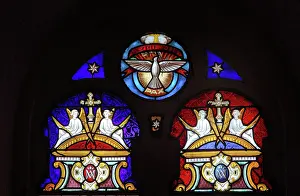 Verdon: Stained glass window, Royal Chapel, Cordouan Lighthouse