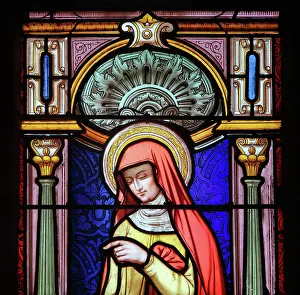 Verdon: Stained glass window, Royal Chapel, Cordouan Lighthouse