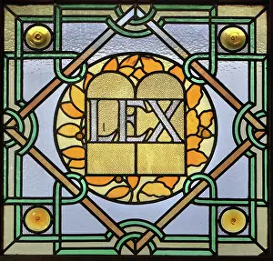 Interlace: Stained glass window, Tribunal Correctionnel
