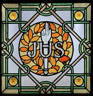 Interlace: Stained glass window, Tribunal Correctionnel