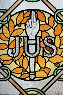 Interlace: Stained glass window, Tribunal Correctionnel