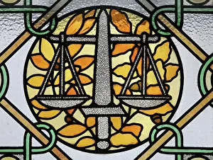 Interlace: Stained glass window, Tribunal Correctionnel