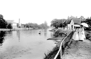 Staines: Staines, view from the Bridge 1907