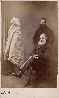 Stainton Moses with materialised spirit