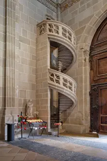 Banister: Staircase, Cathedrale Saint-Lazare, Autun, Burgundy, France