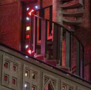 Hure: Staircase, Eglise Saint-Joseph, Le Havre, Normandy, France