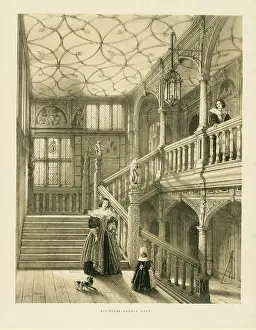 Knole: Staircase, Knowle, Kent