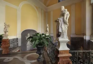 Marabitti: Staircase, Palazzo Valguarnera-Gangi, Palermo, Sicily, Italy