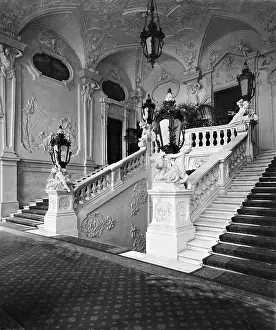 Belvedere: Staircase in the Upper Belvedere in Vienna, 1912
