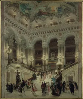 Stair: Stairs of the Opera Garnier, Paris