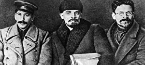 Leninism: Stalin, Lenin, Trotsky, 1919