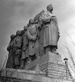 Criticised: Stalin monument memorial sculpture