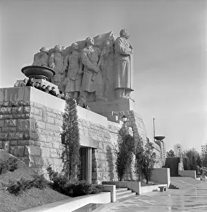 Criticised: Stalin monument memorial sculpture