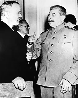 Molotov: Stalin with Vyacheslav Molotov, 1945