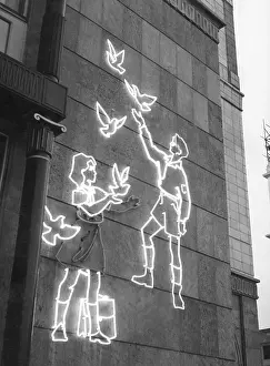 Doves: Stalinallee in East Berlin