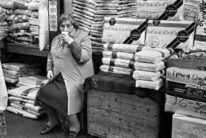 Bedding: Stallholder, Stafford market