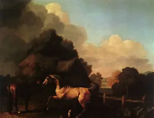 Equines: Stallion and Mare, by Stubbs