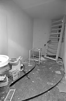 Washbasin: After Stammheim suicides - View of the cell