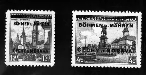 Postmark: Stamp of Bohemia and Moravia, 1940