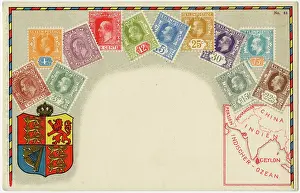 May16: Stamp Card produced by Ottmar Zeihar - Ceylon