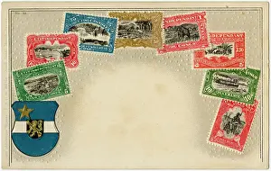 Zeihar: Stamp Card produced by Ottmar Zeihar - Congo