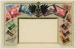 May16: Stamp Card produced by Ottmar Zeihar - German Morocco