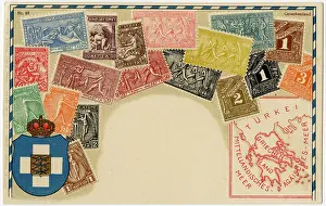 Philatelic: Stamp Card produced by Ottmar Zeihar - Greece
