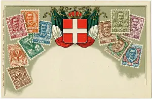 Zeihar: Stamp Card produced by Ottmar Zeihar - Italy