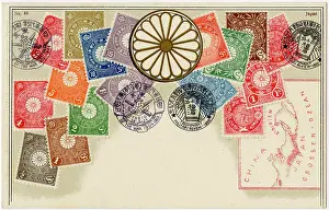 Philatelic: Stamp Card produced by Ottmar Zeihar - Japan