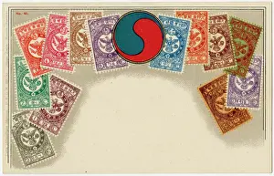 Philatelic: Stamp Card produced by Ottmar Zeihar - Korea