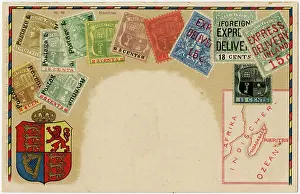 Mauritian: Stamp Card produced by Ottmar Zeihar - Mauritius