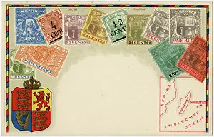 Philately: Stamp Card produced by Ottmar Zeihar - Mauritius