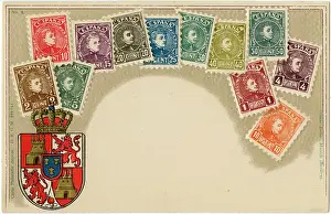 Philatelic: Stamp Card produced by Ottmar Zeihar - Spain