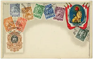 Uruguayan: Stamp Card produced by Ottmar Zeihar - Uruguay