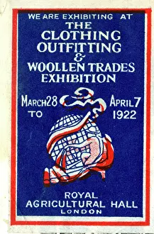 Cinderella: Stamp, Clothing, Outfitting & Woollen Trades Exhibition