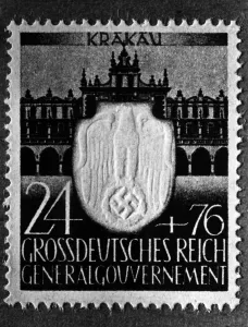 Postage: Stamp of the General Government, 1943