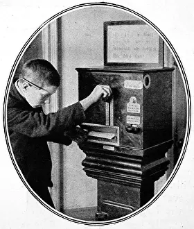 Envelopes: Stamp machine 1910