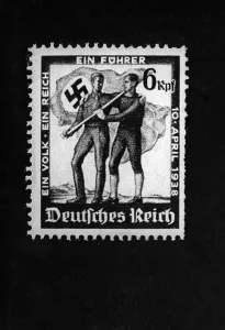 Symbolize: Stamp on the referendum, 1938