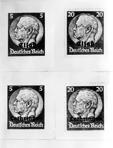 Postage: Stamps for Alsace and Lorraine, 1940