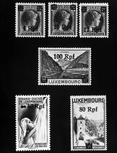 Postage: Stamps for Luxembourg, 1940