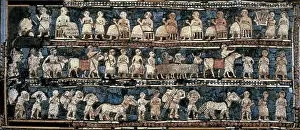 2600: Standard of Ur.. Babylonian art