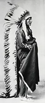 Sioux: Standing Bear, Chief of the Sioux, wearing ceremonial